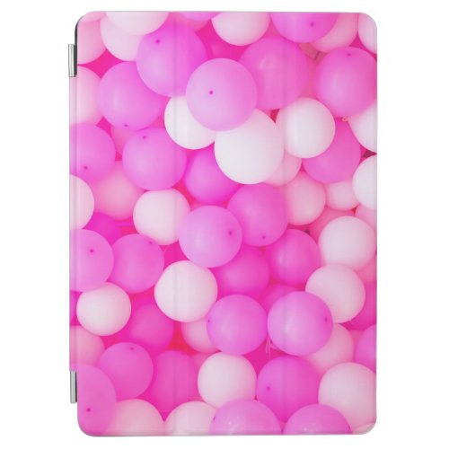 Pink Balloons Festive Background Design iPad Air Cover