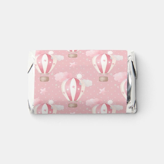 Pink Balloons Pattern Hershey's Miniatures (Front)