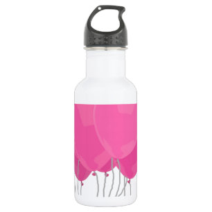 Pink Balloons Stainless Steel Water Bottle