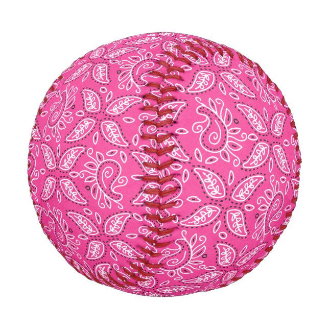 Pink Bandana Baseball (Angled)