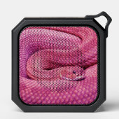 Pink Basilisk Rattlesnake Bluetooth Speaker (Front)