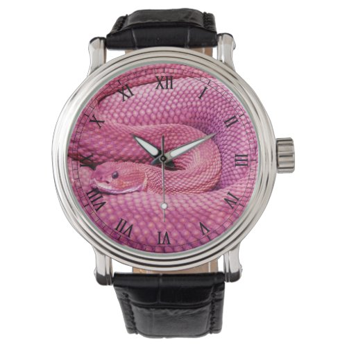 Pink Basilisk Rattlesnake Watch