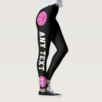 Pink basketball leggings Clearance