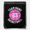 Pink Basketball Team Name and Player Number Custom