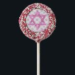 Pink Bat Mitzvah Star of David Oreos Party Favors<br><div class="desc">Pink Bat Mitzvah Star of David Oreos Party Favors</div>