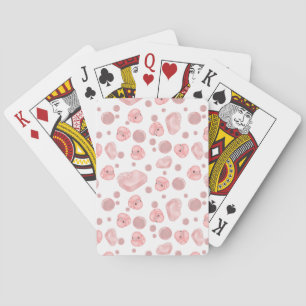 Pink Bath Time Playing Cards