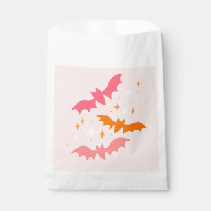 Pink Bats Halloween  Favor Bag