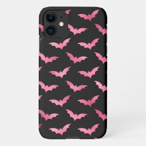 Pink Bats iPhone 11 Case