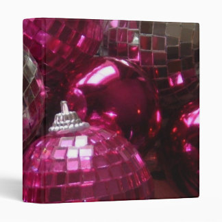 Pink Baubles binder