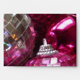 Pink Baubles envelope