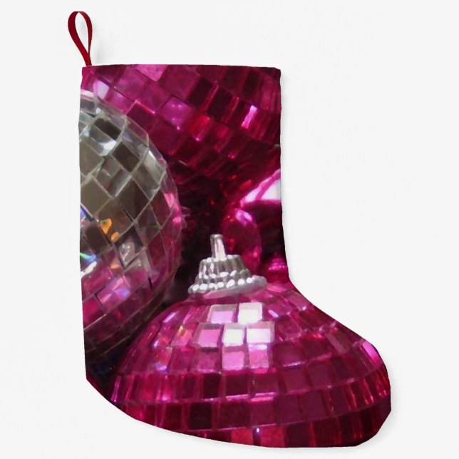 Pink Baubles stocking (Front)