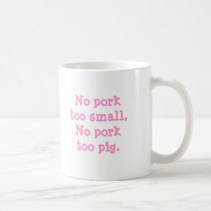 Pink BBQ Pig Cartoon Coffee Mug