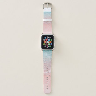 Pink Beach and Splash Wave Apple Watch Band
