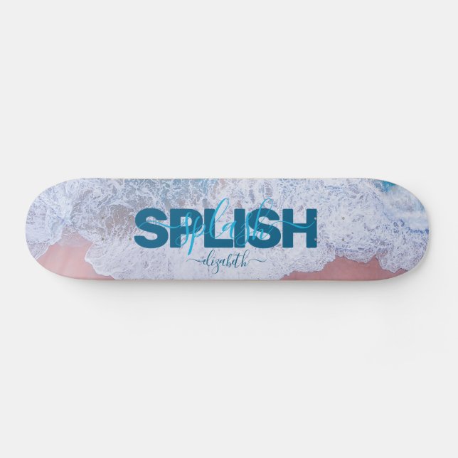 Pink Beach Bermuda Skateboard (Horz)