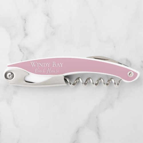 Pink Beach House Guest Gift Corkscrew