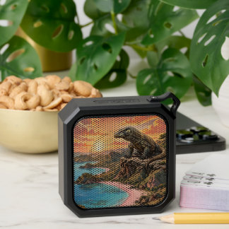 Pink Beach Komodo Island Sunset Bluetooth Speaker