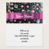 Pink beaded perrsonalized (Front & Back)