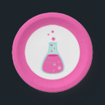 Pink Beaker Science Party Paper Plates<br><div class="desc">Are you planning a science themed party for your child? Make it an explosive kids birthday party with the Pink Beaker Science Party Paper Plates designed by Enchantfancy Design Company. These paper plates feature a chemistry beaker filled with bubbling pink liquid. It is perfect for children who love science!</div>