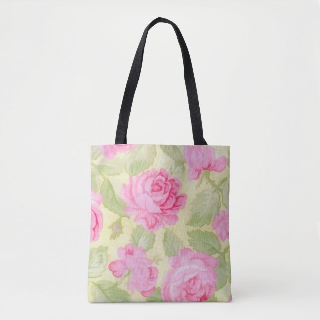 Pink Beauties All Over Print Tote Bag (Front)