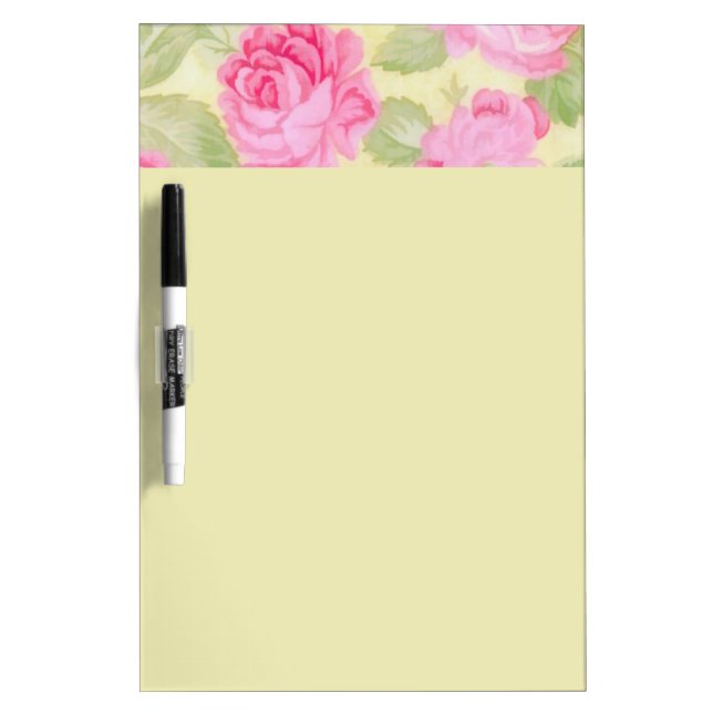 Pink Beauties Dry Erase Board (Front)