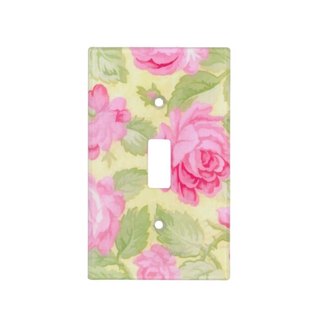 Pink Beauties Light Switch Cover (Front)
