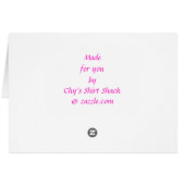 Pink Beauty Cards (Back Horizontal)