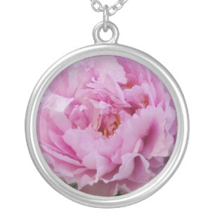 Pink Beauty Silver Plated Necklace