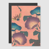 Pink Bee Flower Classic Hokusai Art (Front/Back)