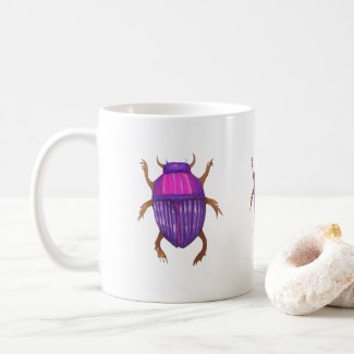 Pink Beetle Mug