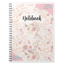 Pink Beige Floral Pattern-Feminine Elegant