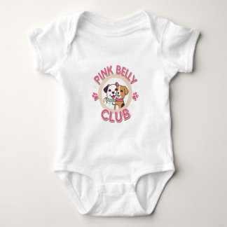 Pink Belly Club Duo Baby Infant Bodysuit One-Piece
