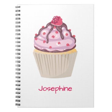 Pink Berry Cupcakes Notebook