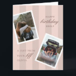 Pink Best Friends Photo Happy Birthday Card<br><div class="desc">Pink Best Friends Photo Happy Birthday Card</div>