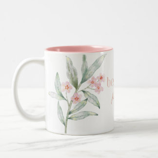 Pink Best mom ever - Coffe mug, Mother’s Day Gift Two-Tone Coffee Mug
