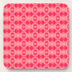 pink beverage coaster
