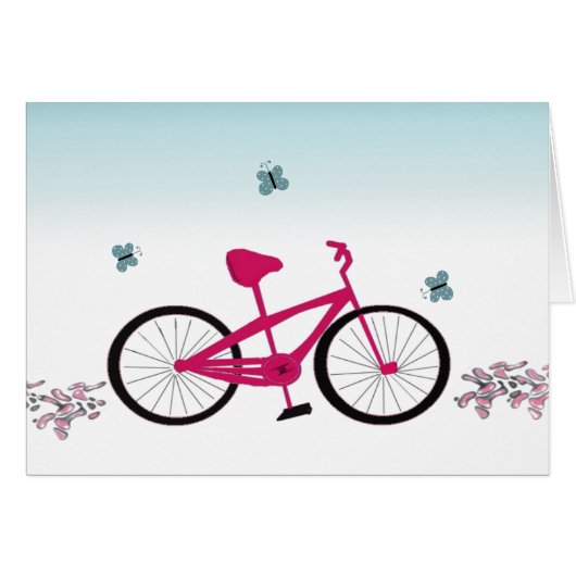 Pink Bicycle Cards (Front Horizontal)