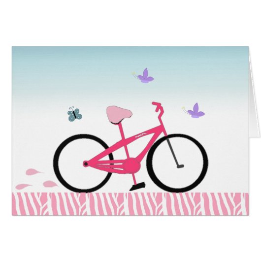 Pink Bicycle Cards (Front Horizontal)
