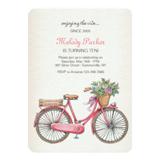 Bike Invitations & Announcements | Zazzle