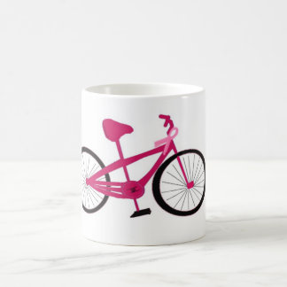 Pink Bicycle With Pink Ribbon Coffee Mug
