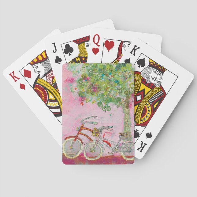 Pink Bicycles Poker Cards (Back)