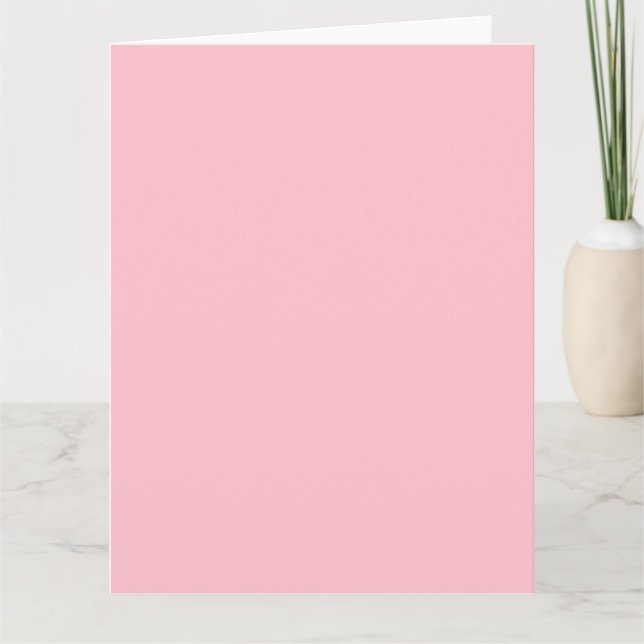 Pink BIG Greeting Card (Front)
