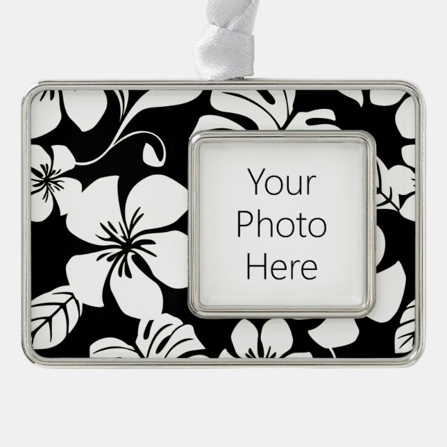 PINK BIKINI (BLACK) CHRISTMAS ORNAMENT (Front)