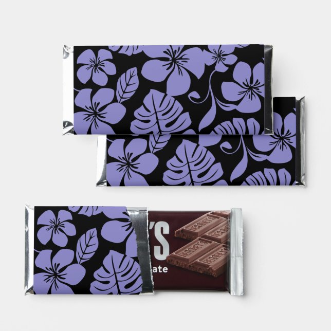 PINK BIKINI (BLACK/LAVENDER) HERSHEY BAR FAVORS (Front)