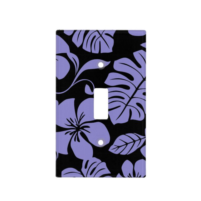PINK BIKINI (BLACK/LAVENDER) LIGHT SWITCH COVER (Front)