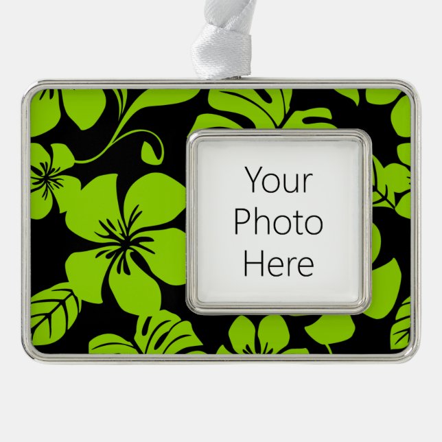 PINK BIKINI (BLACK/LIME) CHRISTMAS ORNAMENT (Front)