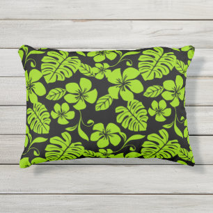 PINK BIKINI (BLACK/LIME) OUTDOOR PILLOW