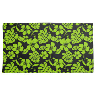 PINK BIKINI (BLACK/LIME) PILLOW CASE