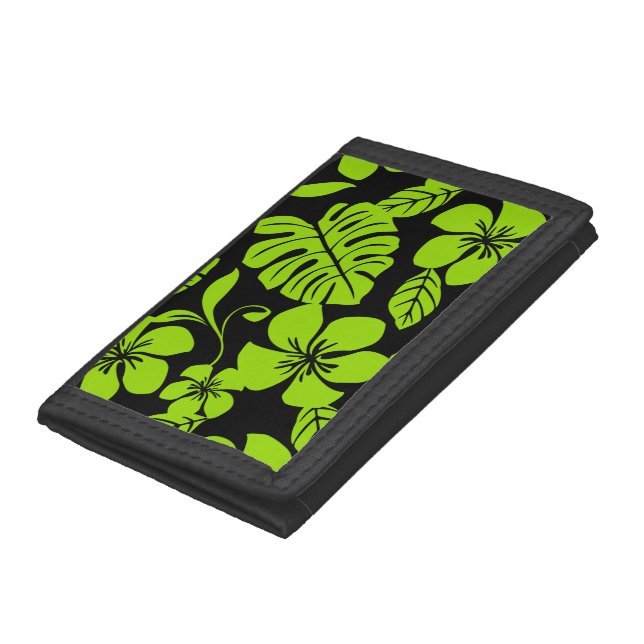 PINK BIKINI (BLACK/LIME) TRIFOLD WALLET (Bottom)