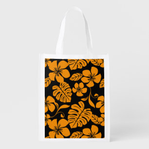 PINK BIKINI (BLACK/ORANGE) GROCERY BAG