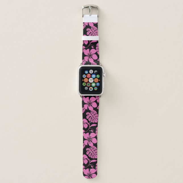 PINK BIKINI (BLACK/PINK) APPLE WATCH BAND (Front)